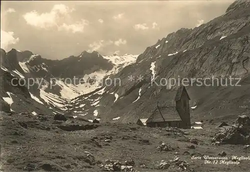 Meglisalp Altmann Saentis Kirche Kat. Altmann