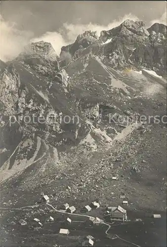 Meglisalp Altmann Saentis Gasthaus Kat. Altmann