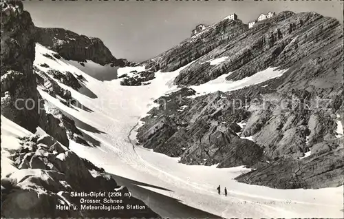 Saentis AR Gipfel Hotel Meteorologische Station Kat. Saentis