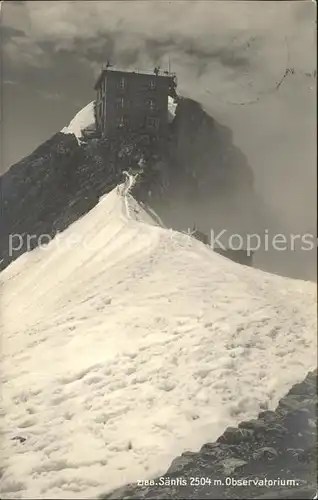 Saentis AR mit Observatorium Kat. Saentis