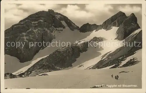 Saentis AR mit Blauschnee Hotel Kat. Saentis