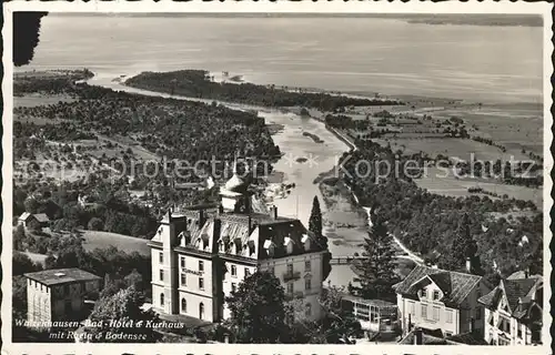 Walzenhausen AR Hotel Kurhaus mit Rhein und Bodensee Kat. Walzenhausen