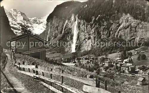 Lauterbrunnen BE Totalansicht Kat. Lauterbrunnen