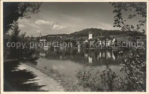 Spiez Thunersee BE Panorama / Spiez /Bz. Niedersimmental