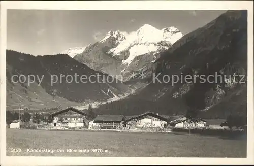 Kandersteg BE Die Bluemlisalp Kat. Kandersteg