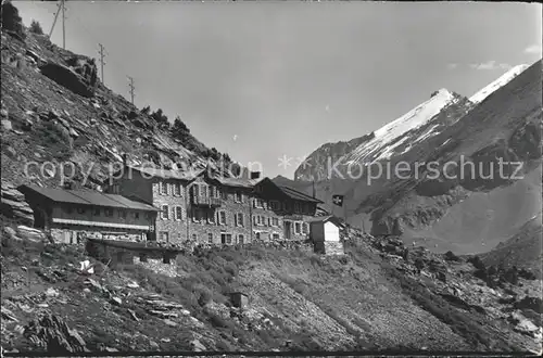 Kandersteg BE Hotel Schwarenbach am Gemmiweg mit Altels Kat. Kandersteg