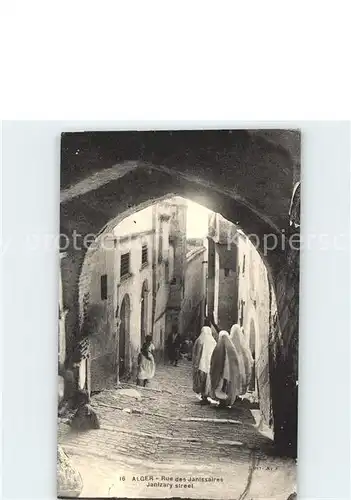 Alger Algerien Rue des Janissaires / Algier Algerien /