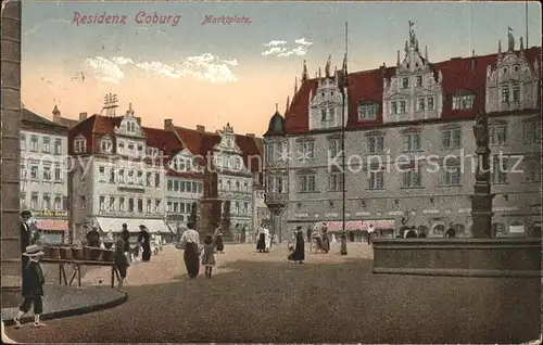 Coburg Marktplatz Kat. Coburg