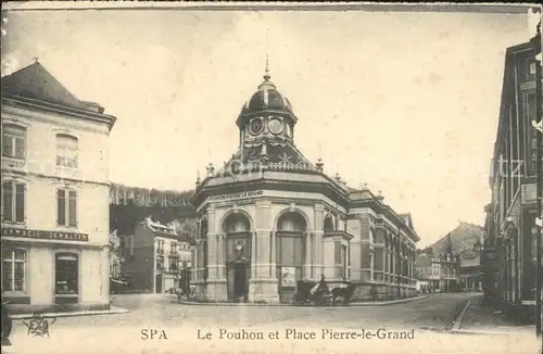 Spa Liege Le Pouhon et Place Pierre le Grand /  /