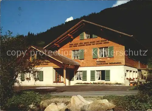 Adelboden Ferienhaus Ev Bruderverein Boden Kat. Adelboden