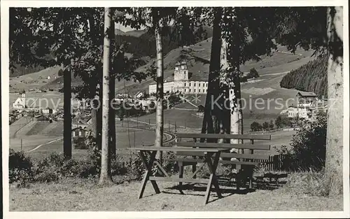 Disentis GR Parkpartie im Disentiserhof Kat. Disentis