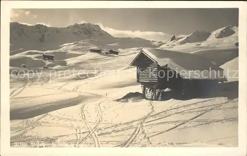 Inner Arosa Skigebiet Berghuette / Innerarosa /Bz. Plessur