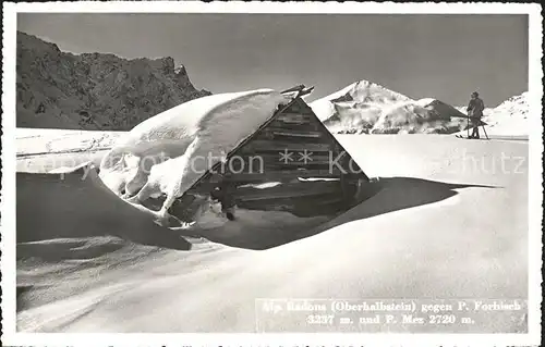 Oberhalbstein Alp Radons Piz Forbisch Kat. Tiefencastel