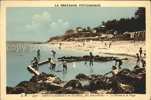 Saint Laurent en Plerin Piscine et la plage