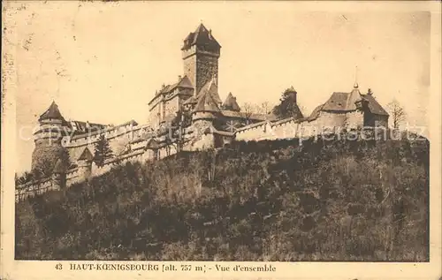 Haut Koenigsbourg Hohkoenigsburg Vue d ensemble Kat. Orschwiller