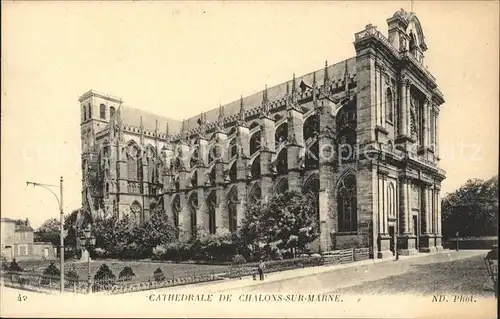 Chalons sur Marne Ardenne Cathedrale Kat. Chalons en Champagne