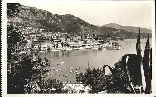 Monaco Vue sur Monte Carlo Port Kat. Monaco
