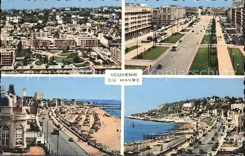 Le Havre Square St Roch Boulevard Foch Albert Plage Casino Cote de Sainte Adresse Kat. Le Havre