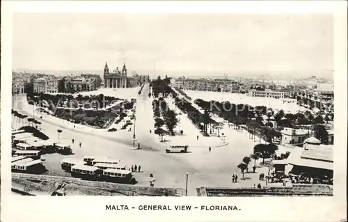 Floriana General View Butsse Kat. Malta