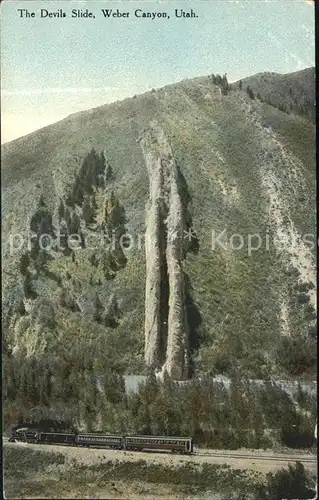 Weber Canyon The Devils Slide Weber Canyon