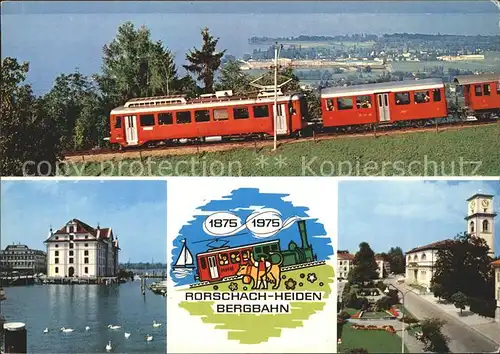 Rorschach Bodensee RorschachÂ–Heiden-Bergbahn Altenrhein und Bodensee / Rorschach /Bz. Rorschach