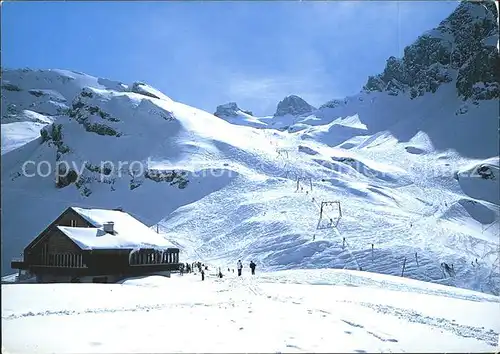 Truebsee OW Restaurant Alpstuebli Jochpass Skilift Kat. Engelberg