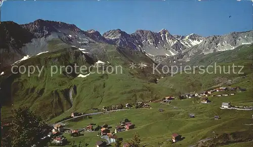 Arosa GR Innerarose Bergkirchli Erzhorn Rothorn Kat. Arosa