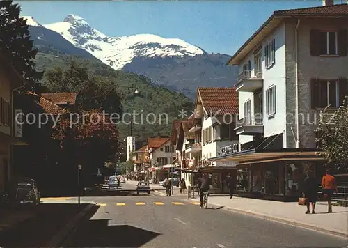 Buchs SG Bahnhofstrasse mit Margelkopf / Buchs /Bz. Werdenberg