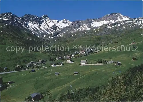 Arosa GR Innerarose mit Erz und Rothorn Kat. Arosa