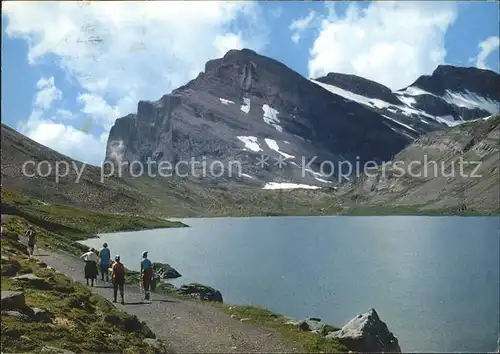 Leukerbad Daubensee am Gemmipass Kat. Loeche les Bains