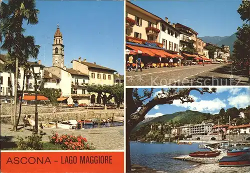 Ascona TI Lago Maggiore Ortsmotive / Ascona /Bz. Locarno
