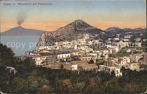 Capri Panorama dal Castellane Kat. Italien