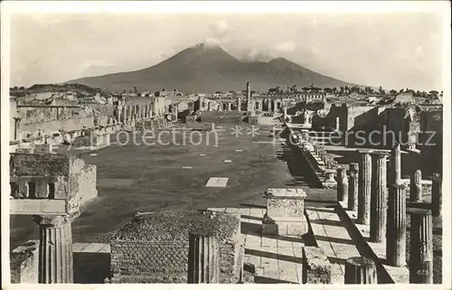 Neapel Napoli Pompeji Vesuv Kat. Italien