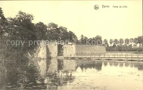 Ypres Ypern West Vlaanderen Porte de Lille Kat. 