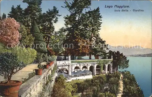 Lago Maggiore Isola Bella Giardino Kat. Italien