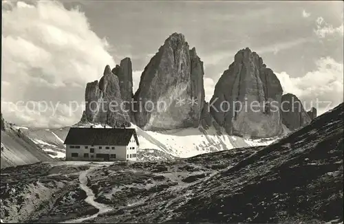 Tre Cime Di Lavaredo Rifugio Locatelli  Kat. Italien