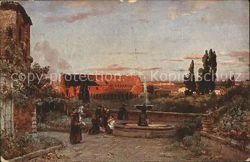 Rom Roma Kolosseum Kuenstlerkarte /  /Rom