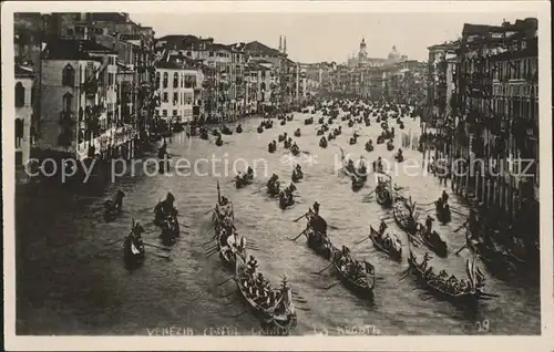 Venezia Venedig Canal Grande Regata  Kat. 