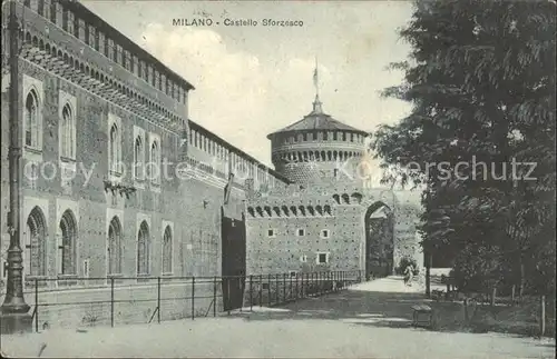 Milano Castello Sforzesco Kat. Italien