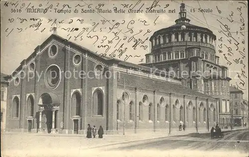 Milano Tempio Santa Maria delle Grazie  Kat. Italien