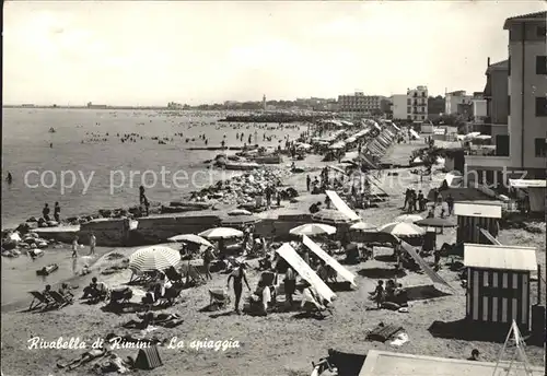 Rivabella Rimini Spiaggia Strand  Kat. Rimini