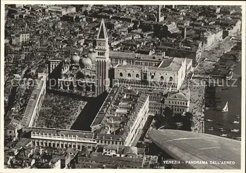 Venezia Venedig Fliegeraufnahme Kat. 