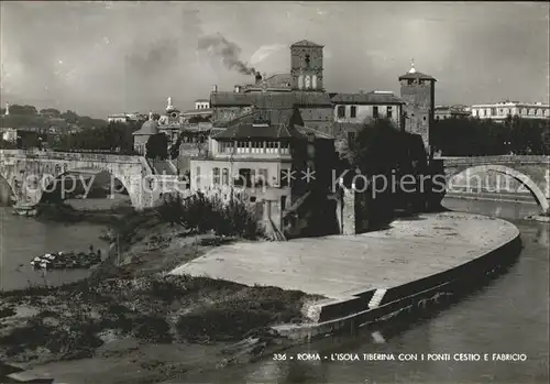 Rom Roma Isola TiberinaPonti Cestio e Fabricio /  /Rom