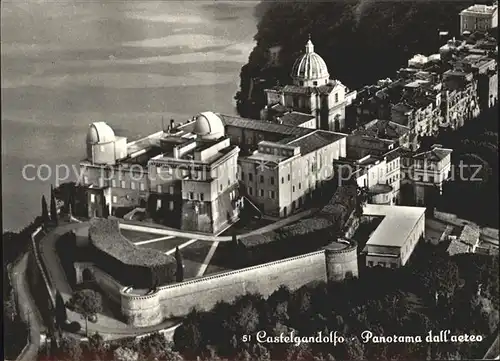 Castel Gandolfo Latium Fliegeraufnahme Kat. 