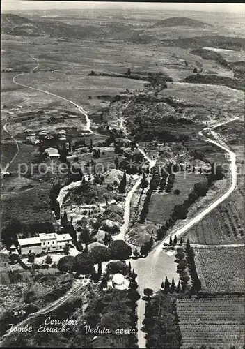 Cerveteri Tombe Etrusche Fliegeraufnahme 