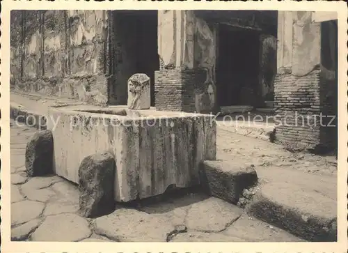 Pompei Fontana dell Abbondanza