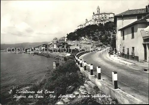 San Bartolomeo del Cervo Riviera di Fiori Via Aurelia Scorcio panoramico