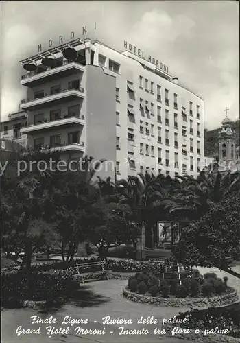 Finale Ligure Riviera delle palme Grand Hotel Moroni  / Italien /Italien