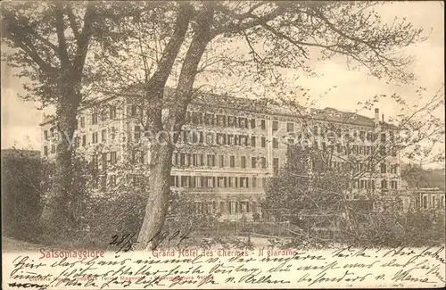 Salsomaggiore Grand Hotel des Thermes giardino Kat. Italien