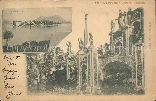 Lago Maggiore Giardini e terrazzo Isola Bella Kat. Italien